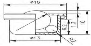 CY-8H Stamping Ball Transfer Unit Drawing